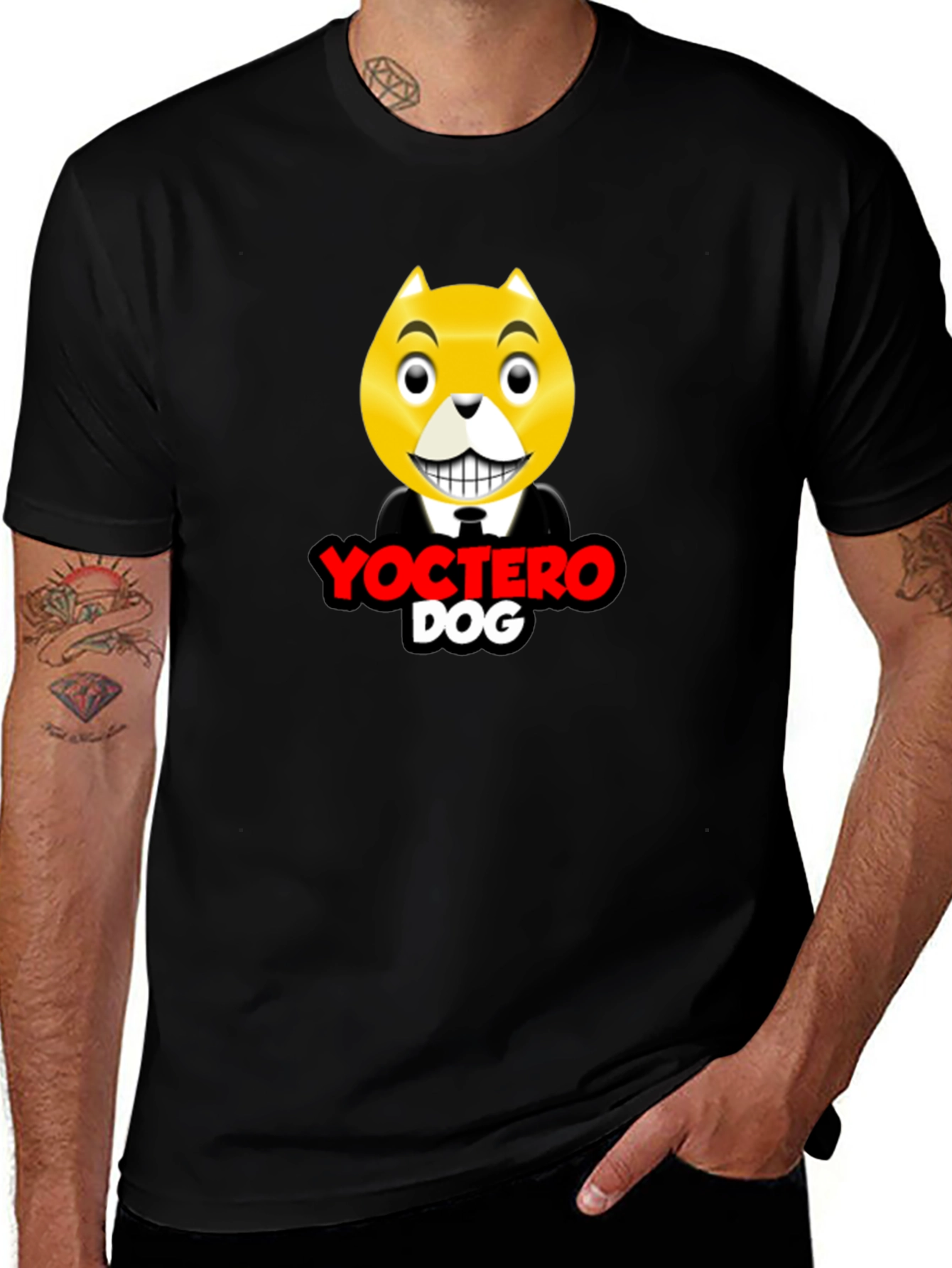 Variant 4 of Yoctero Dog T-Shirt, Black