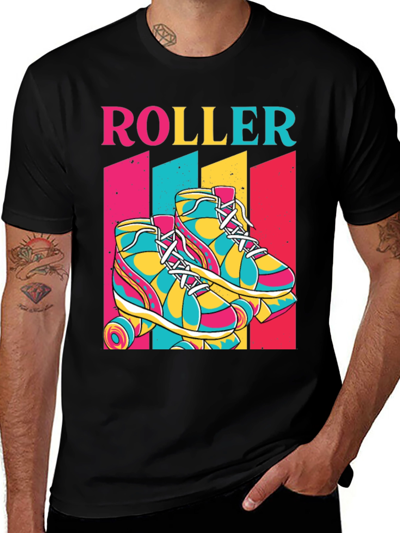 Variant 24 of Retro Roller Skate Graphic Tee