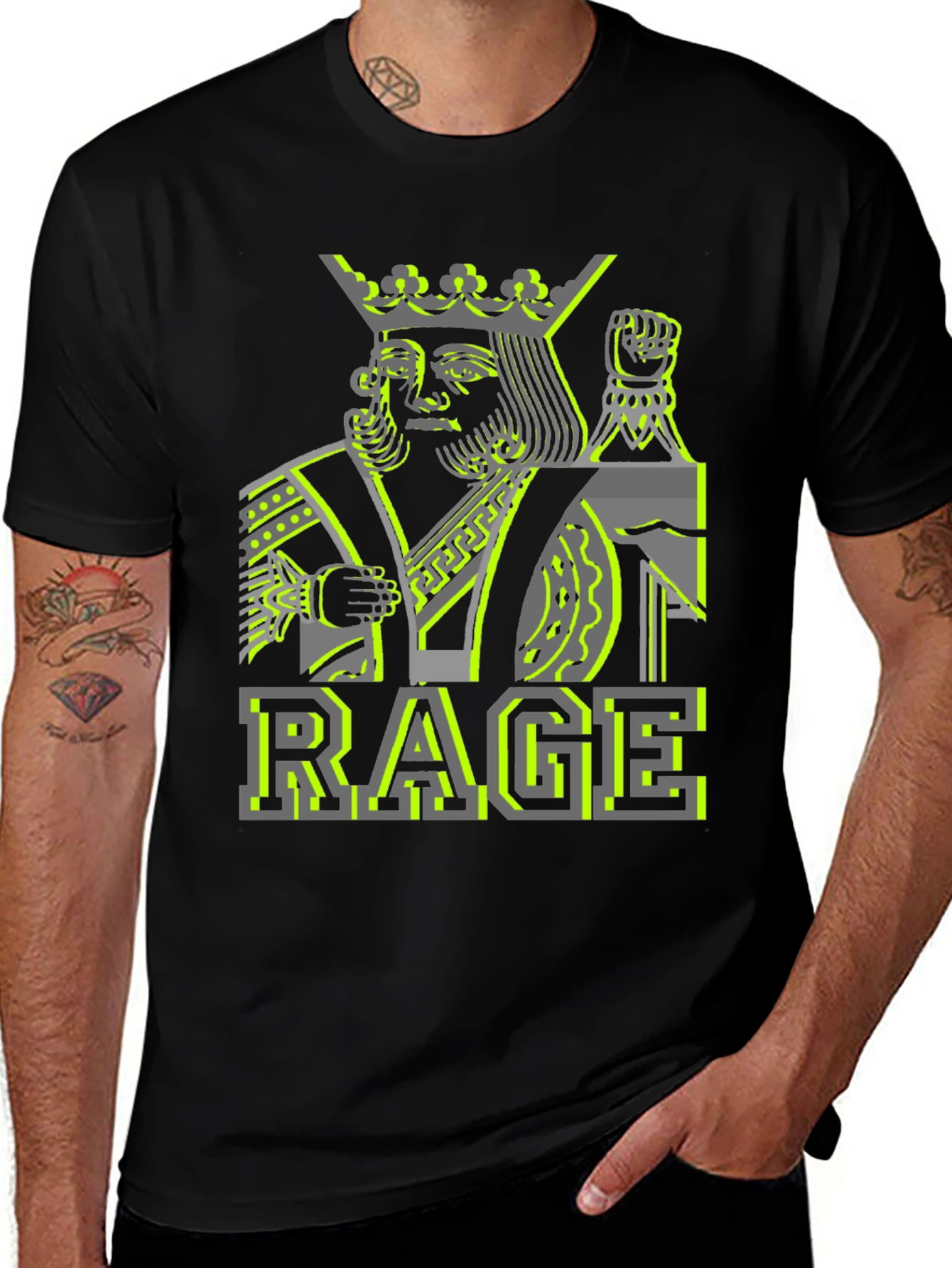 RAGE Graphic T-Shirt - King of Rage Design