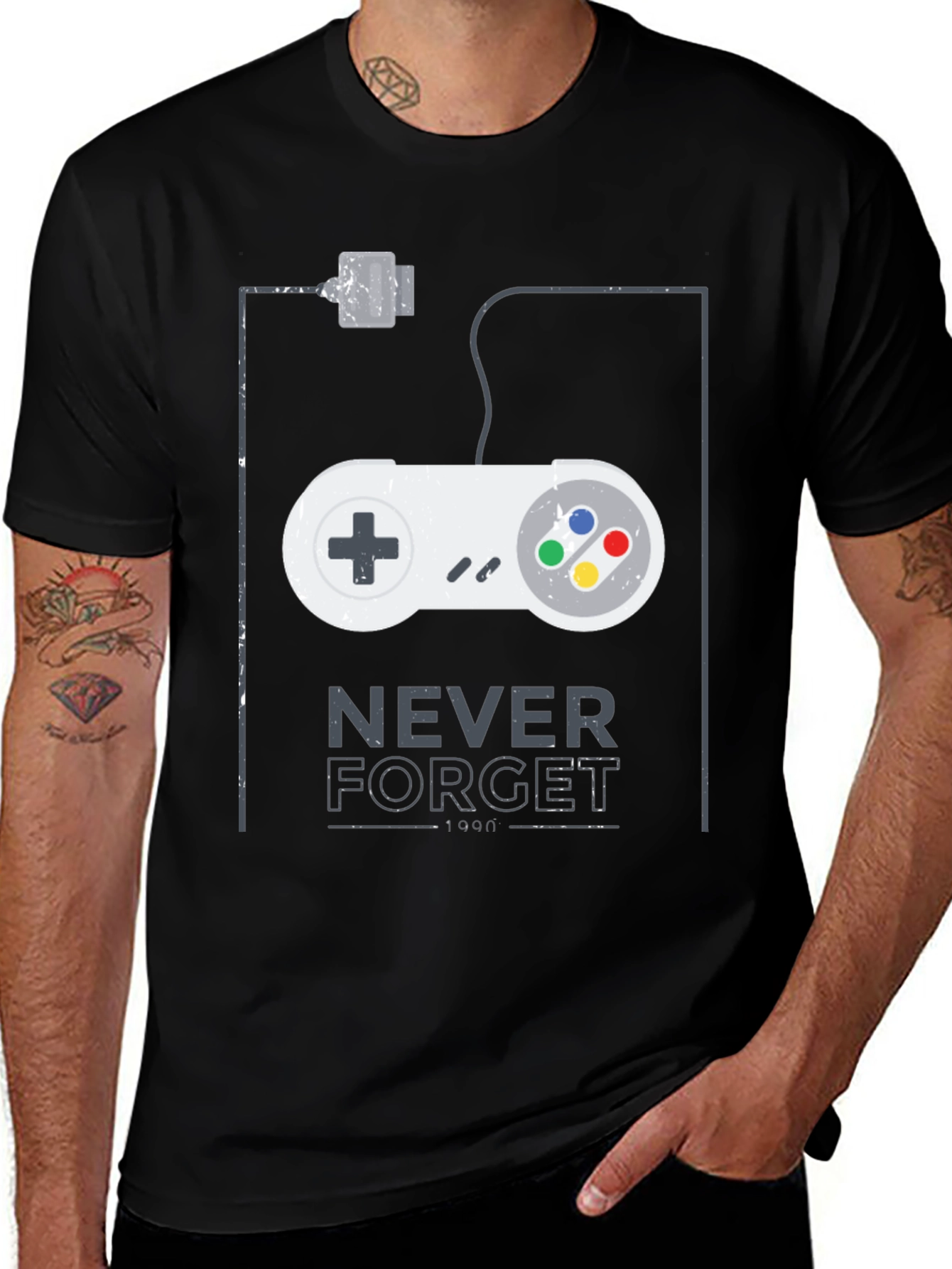 Variant 30 of Retro Gaming Tee - Never Forget