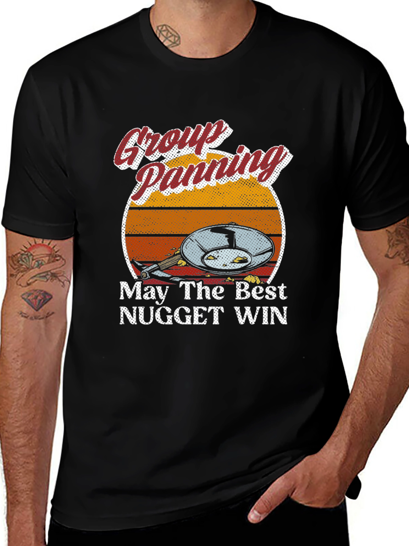 Variant 30 of Group Panning T-Shirt - May The Best Nugget Win Tee