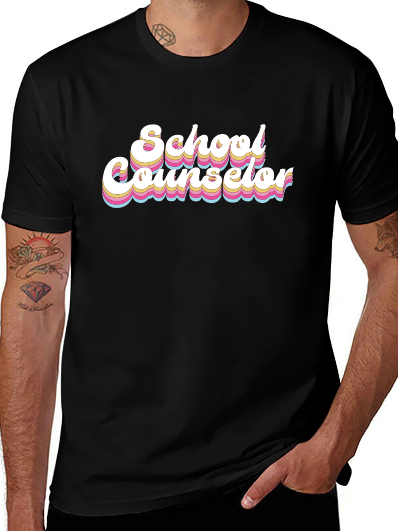 Variant 21 of School Counselor Retro T-Shirt