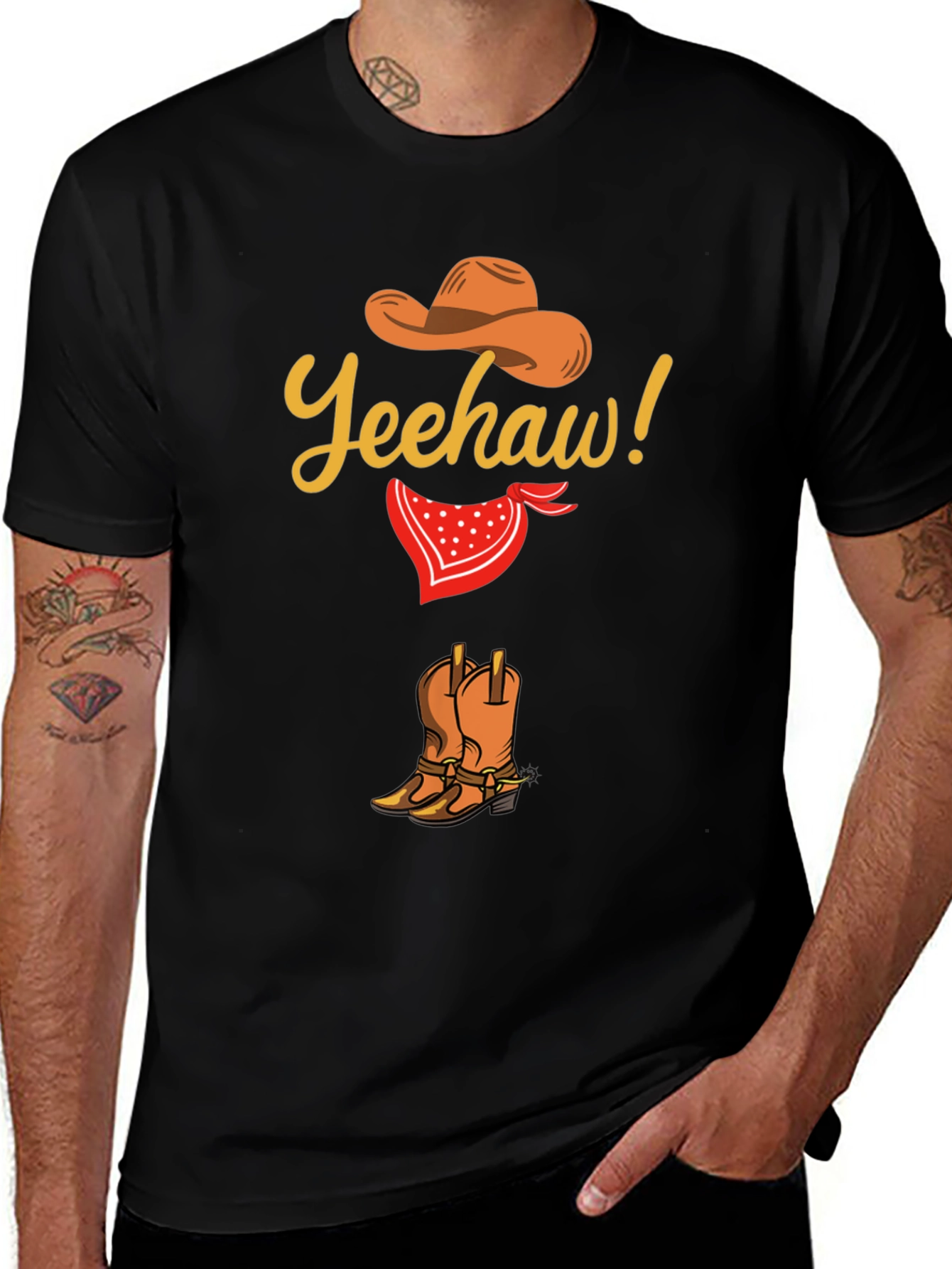 Variant 21 of Yeehaw Cowboy Graphic Tee