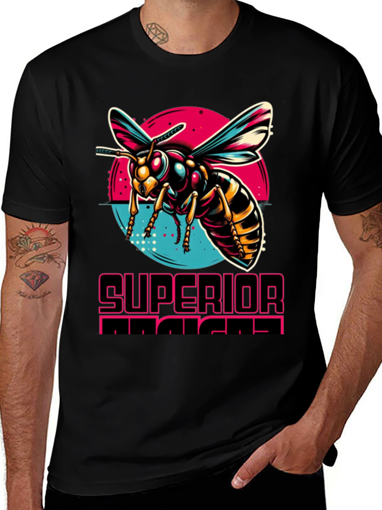 Variant 17 of Superior Design Wasp Graphic T-Shirt