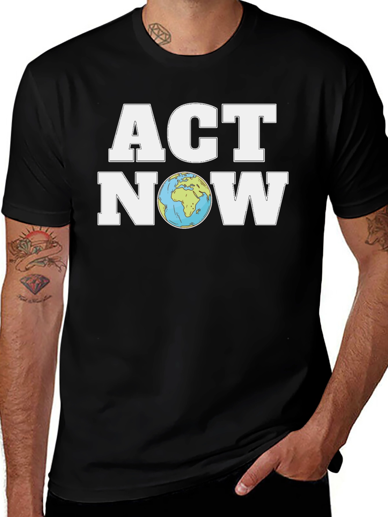 Variant 12 of Act Now Earth Graphic T-Shirt