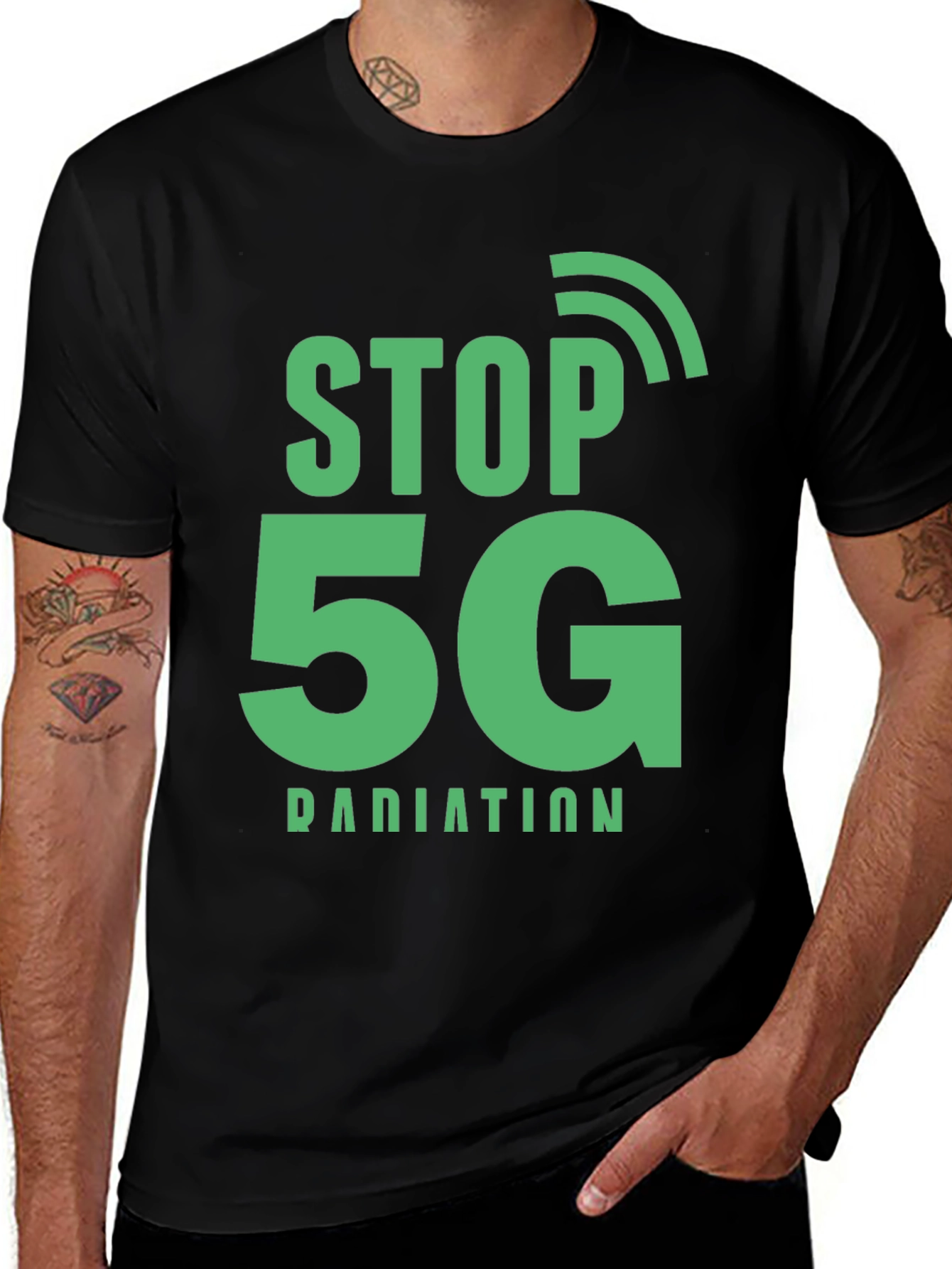 Stop 5G Radiation Protest T-Shirt