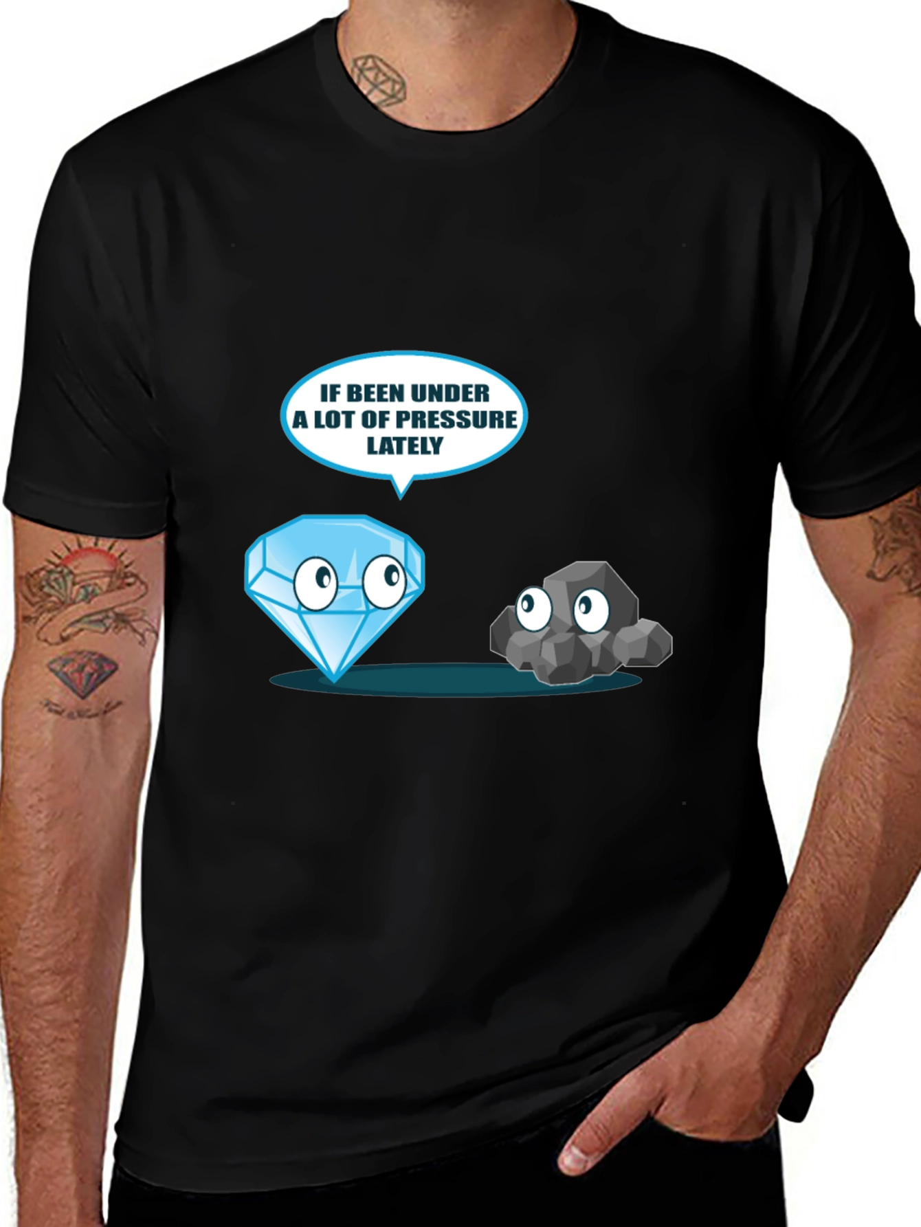 Pressure Diamond T-Shirt - Funny Geology Tee