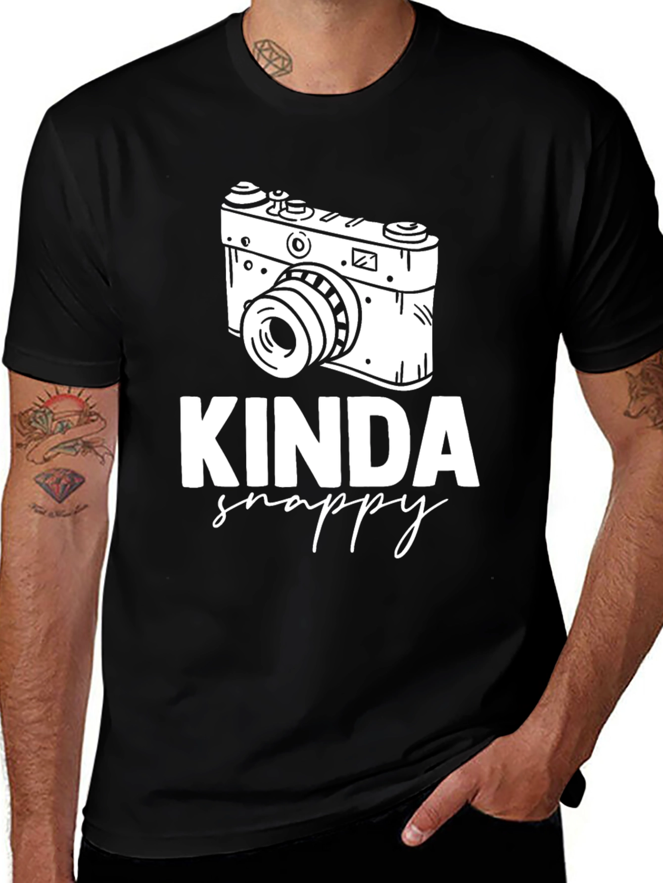 Variant 10 of Kinda Snappy Camera Graphic Tee