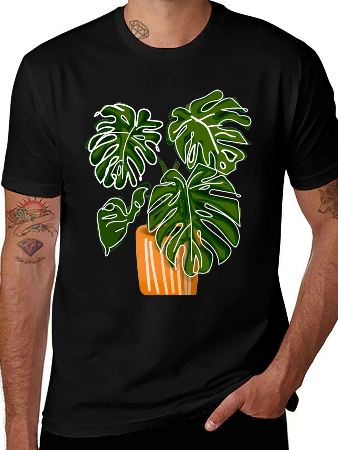 Variant 2 of Plant Graphic Tee - Modern Unisex Shirt