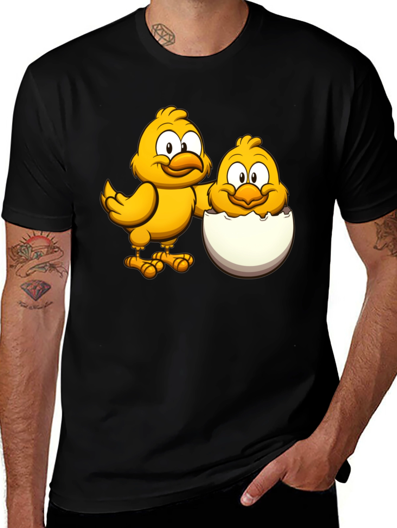 Variant 15 of Cute Chick Graphic Tee