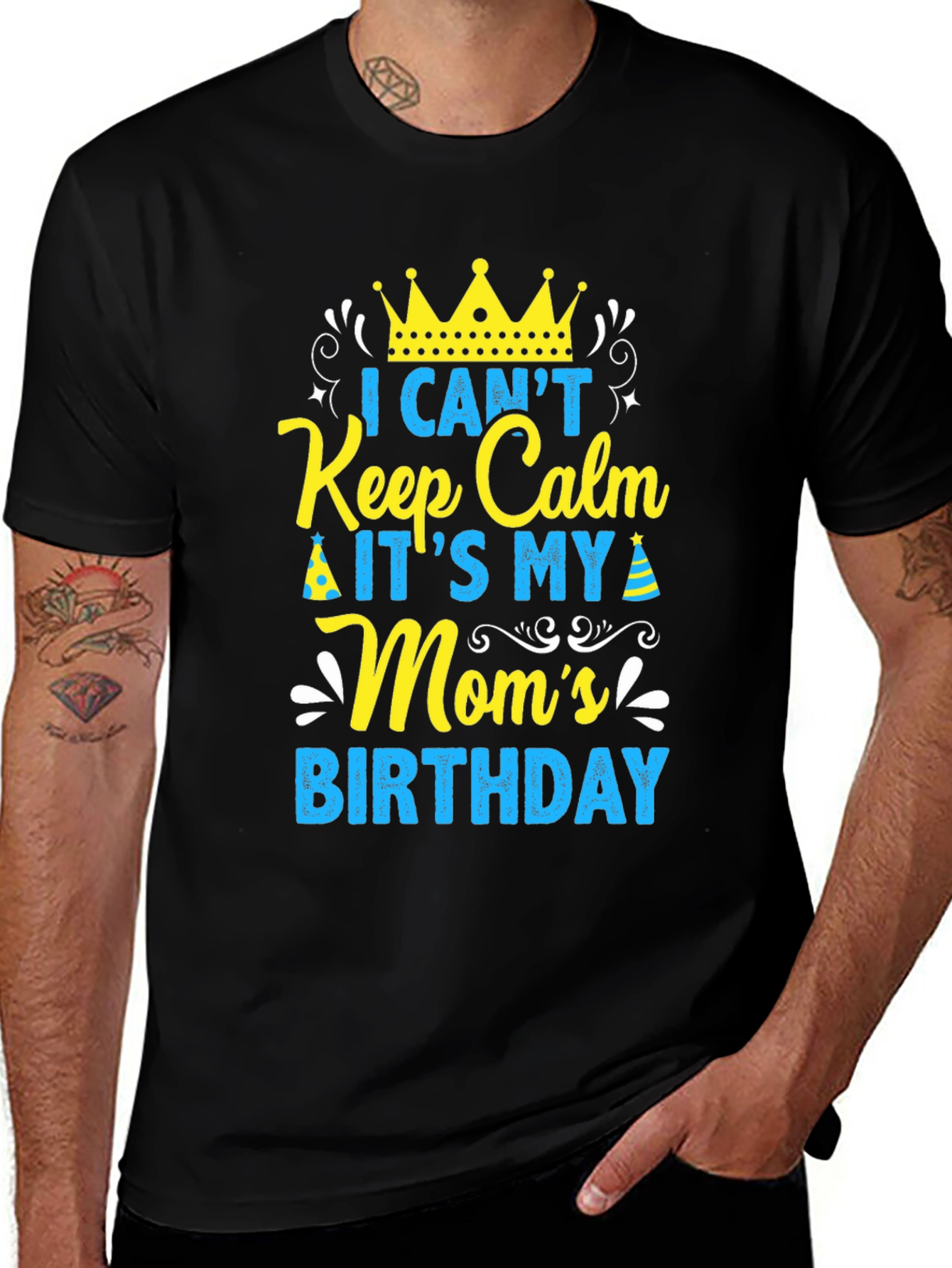 Mom's Birthday T-Shirt - Keep Calm