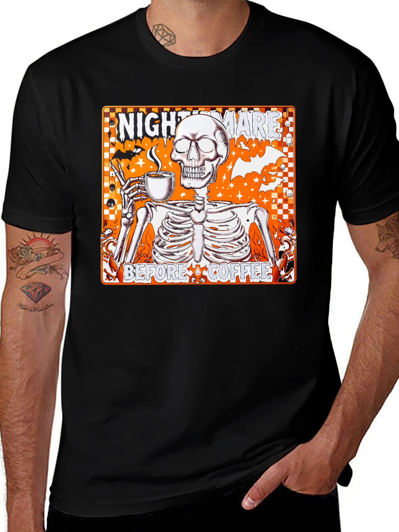Variant 25 of Nightmare Before Coffee Graphic T-Shirt