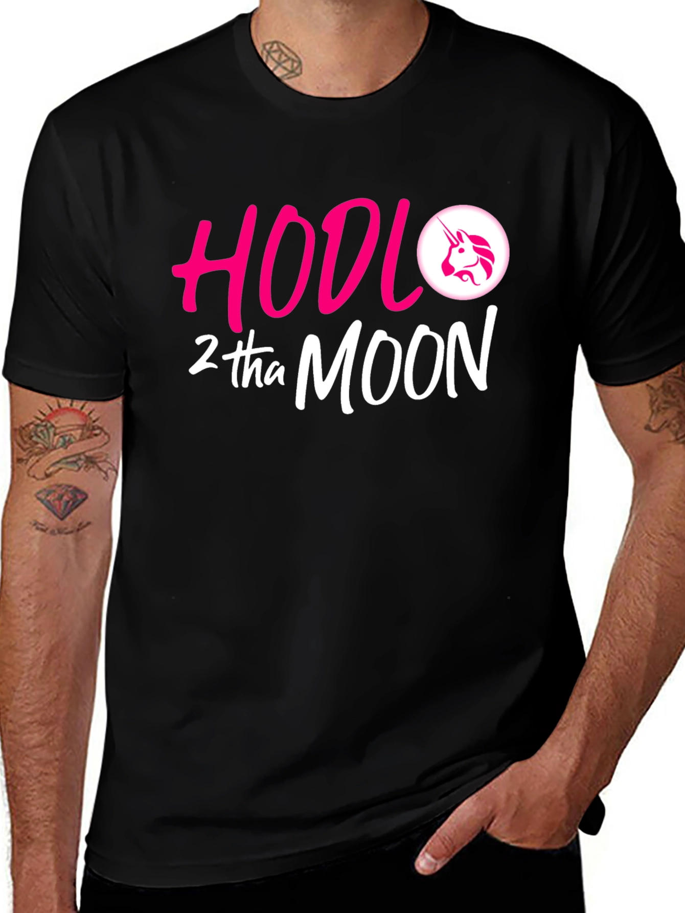 Variant 23 of HODL 2 tha MOON Crypto T-Shirt