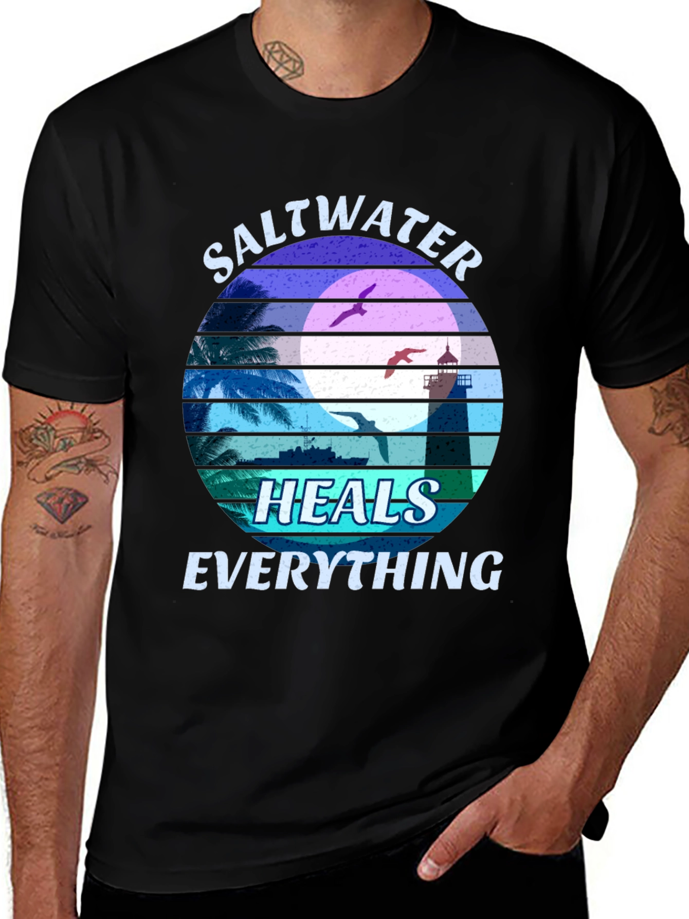 Saltwater Heals Everything Graphic Tee