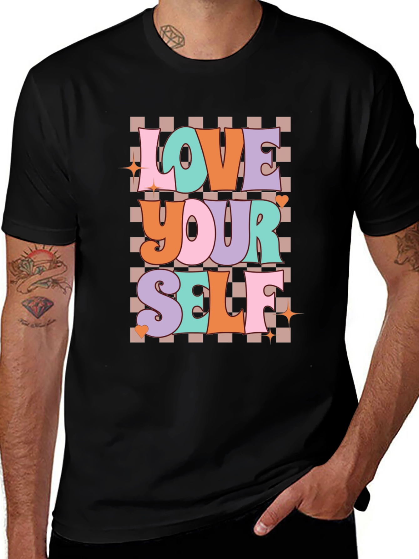 Variant 21 of Love Yourself Retro Tee