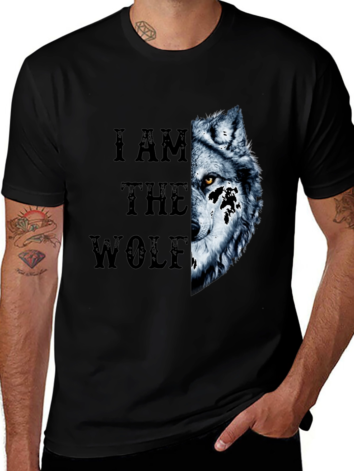 Variant 10 of I AM THE WOLF Graphic T-Shirt