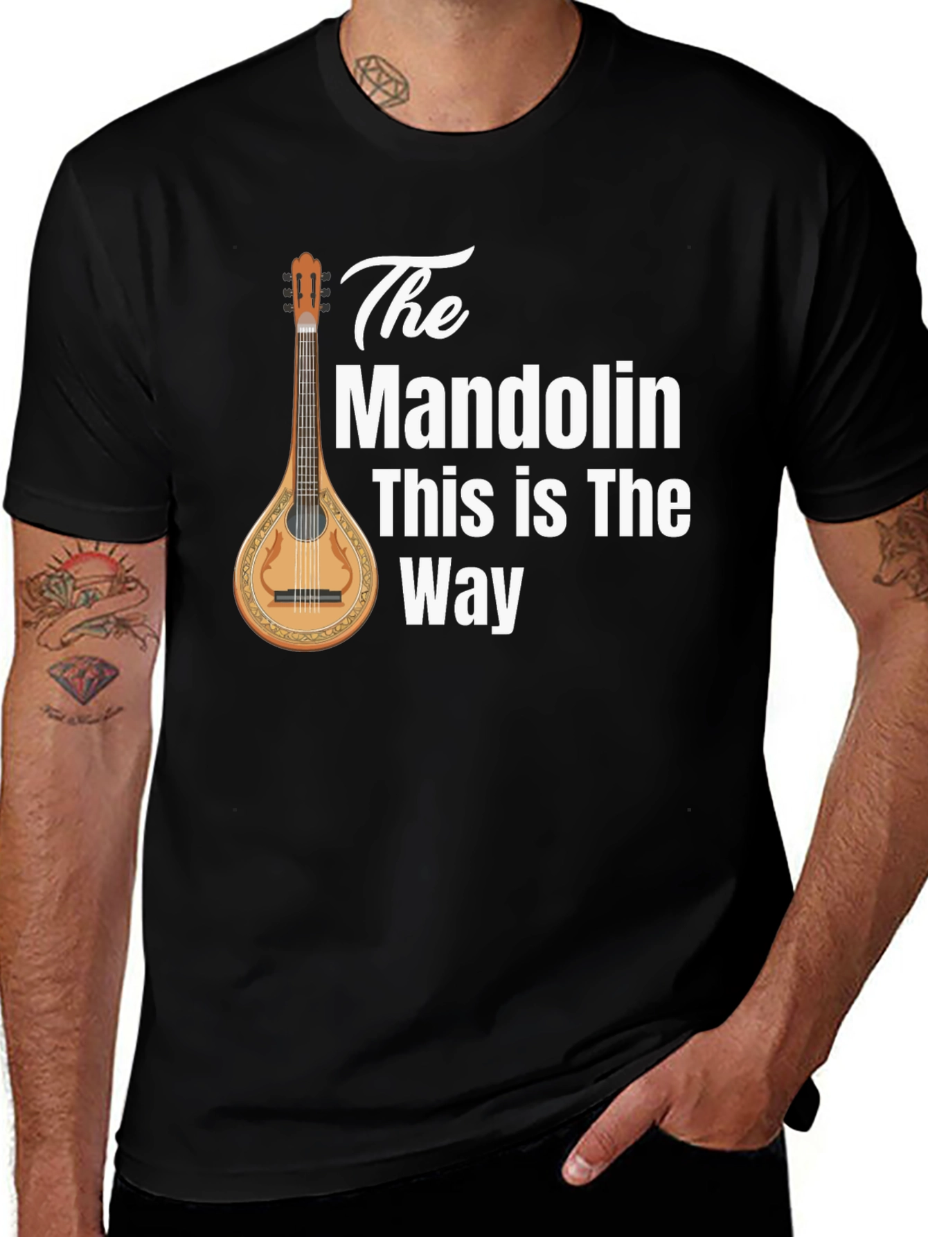 Variant 22 of The Mandolin Way T-Shirt - Music Lover's Tee