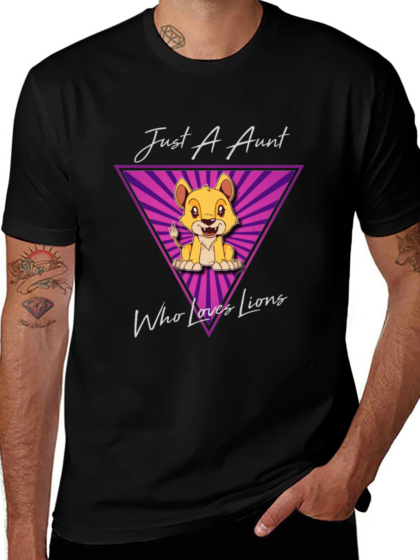 Variant 18 of Just A Aunt Who Loves Lions T-Shirt