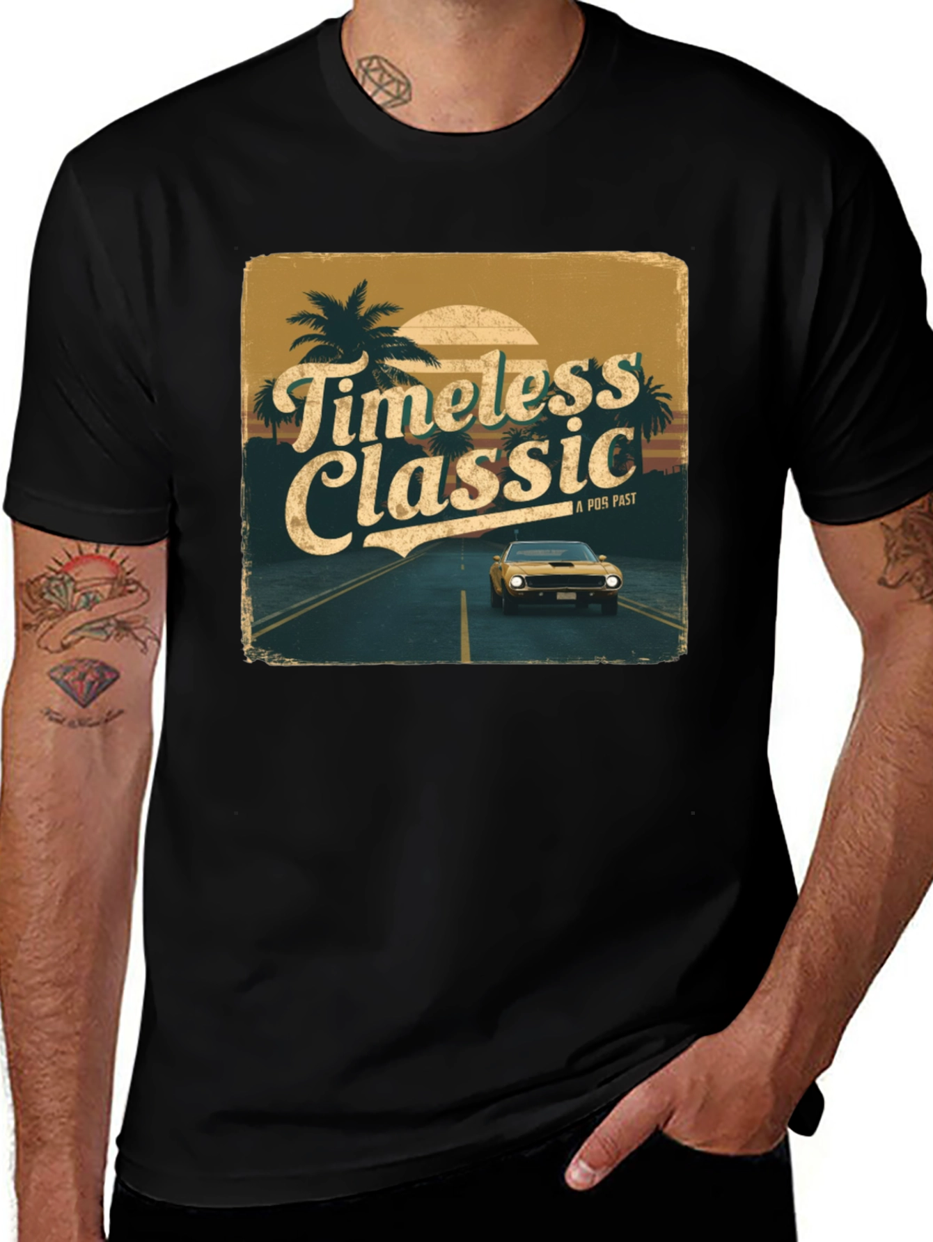 Variant 26 of Timeless Classic Car Graphic Tee - Retro Style
