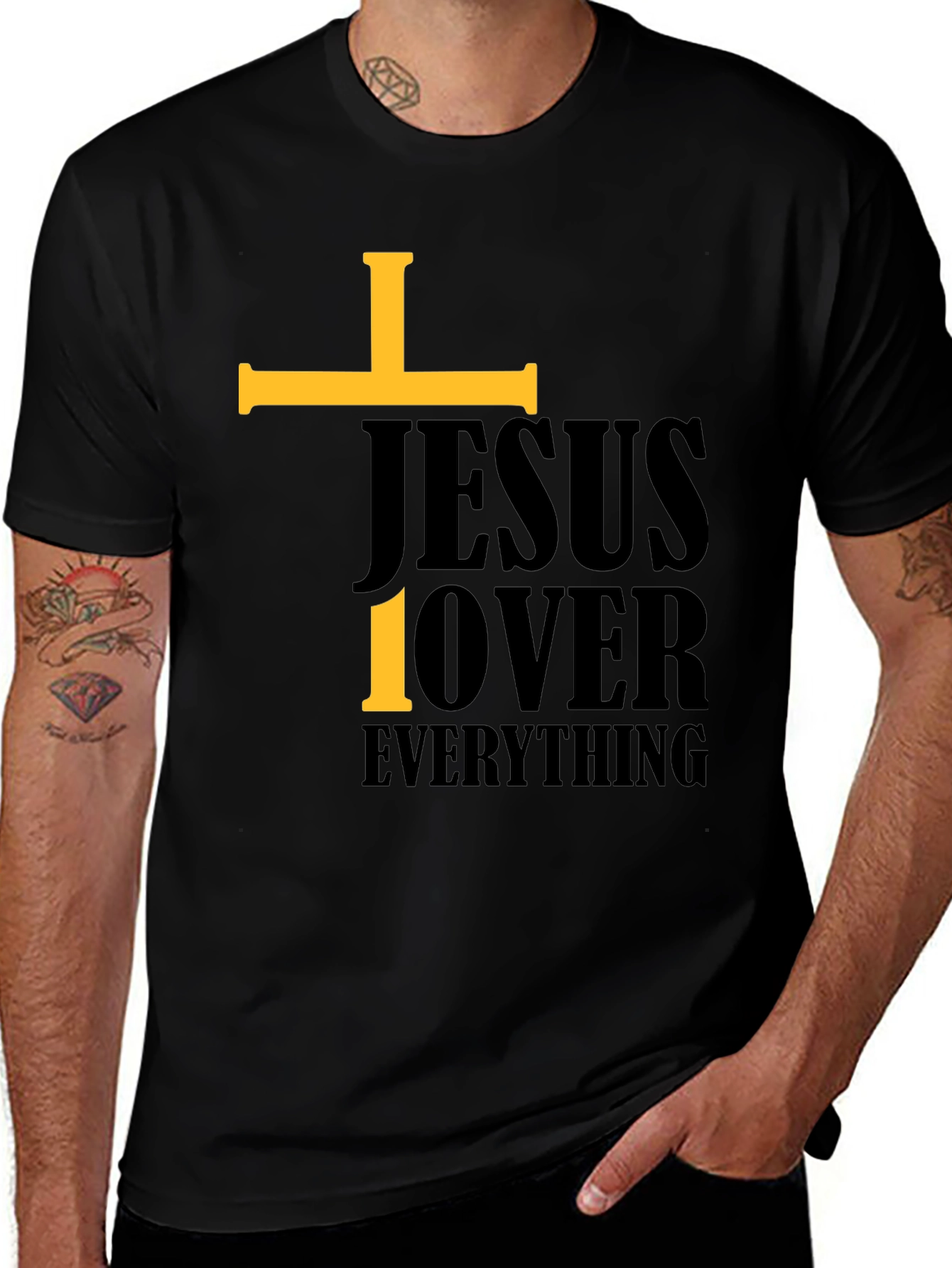 Jesus Lover Everything Black T-Shirt