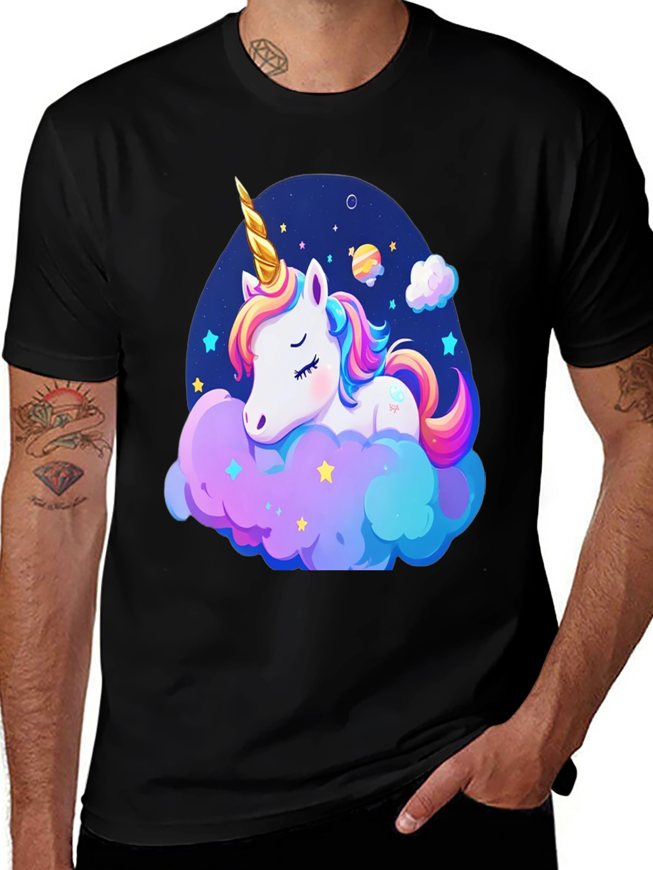 Dreamy Unicorn Cloud T-Shirt - Magical Comfort!