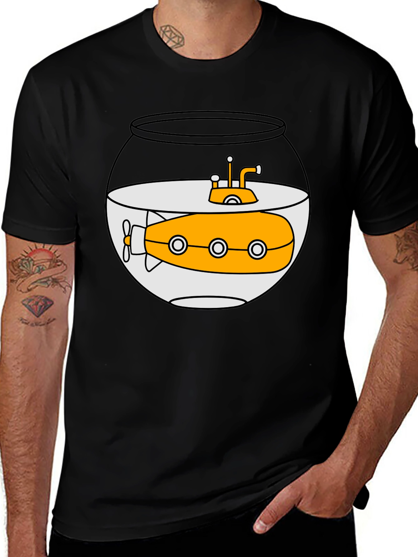 Variant 20 of Submarine in a Bowl Graphic Tee