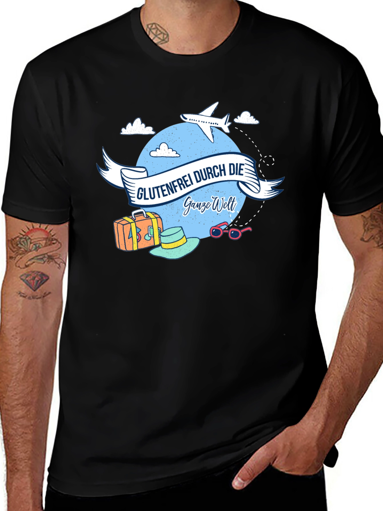 Variant 5 of Glutenfrei Durch Die Ganze Welt T-Shirt
