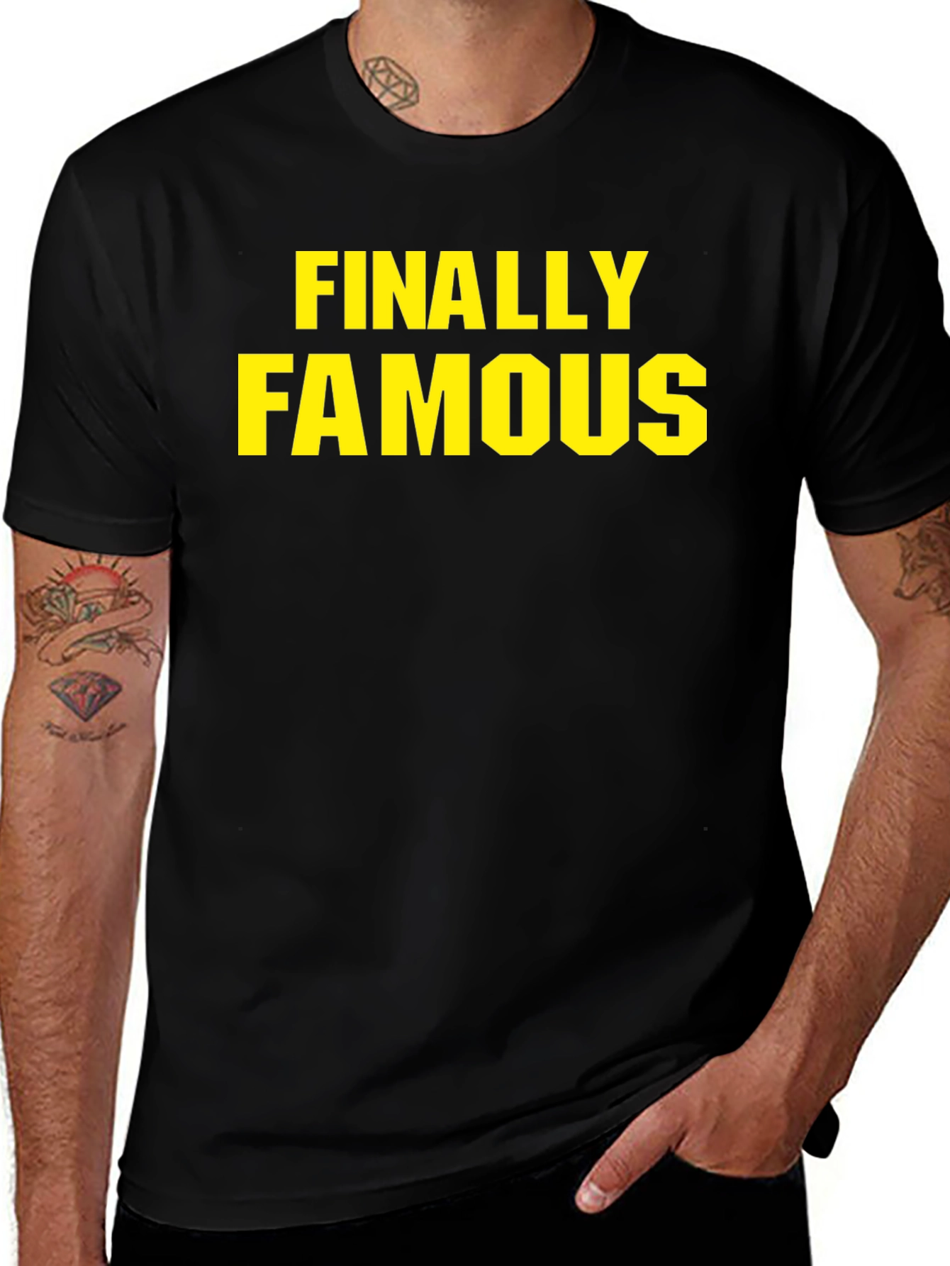 Variant 15 of Finally Famous Graphic T-Shirt - Black