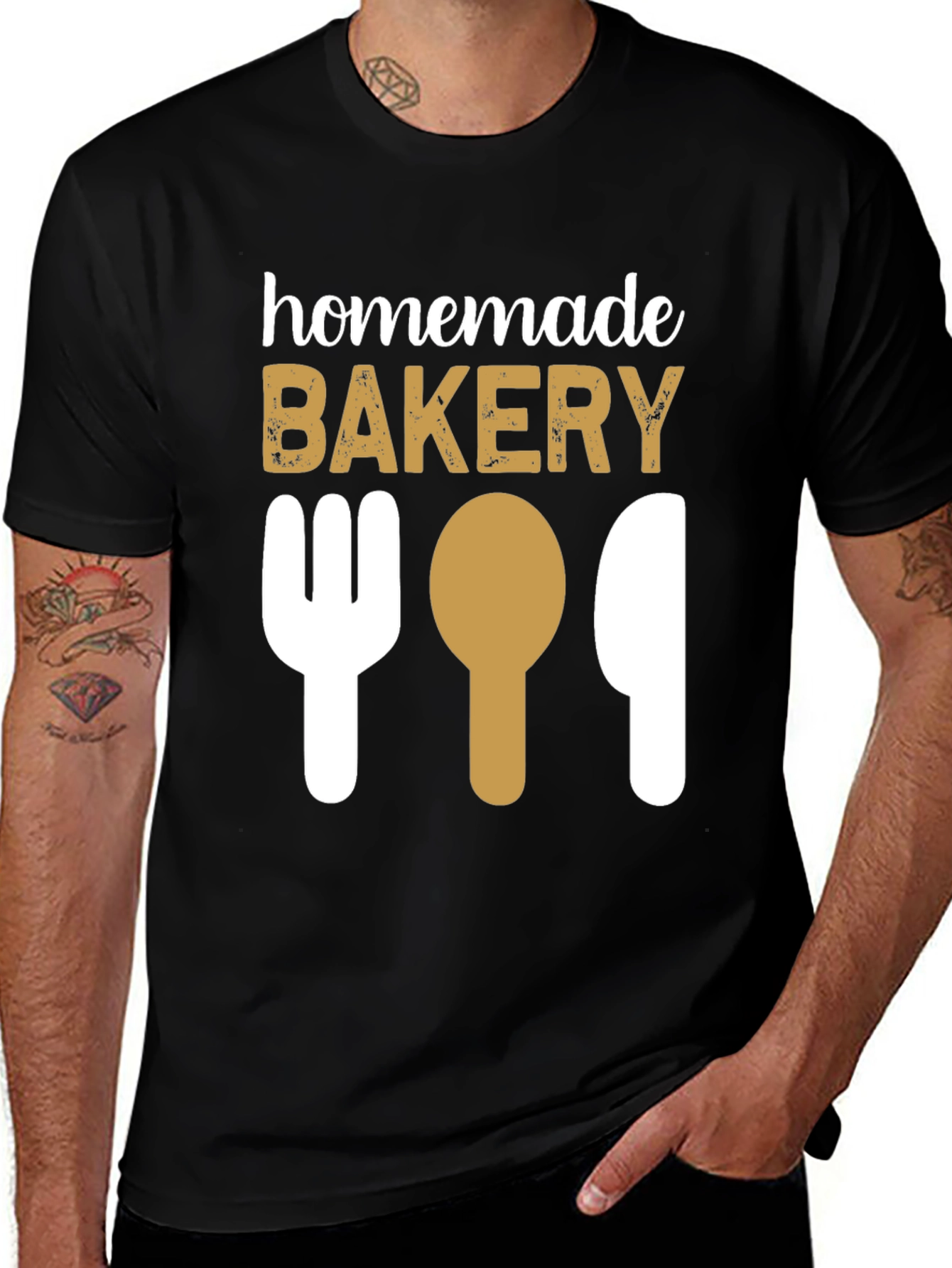 Variant 15 of Homemade Bakery Graphic Tee - Food Lover's T-Shirt