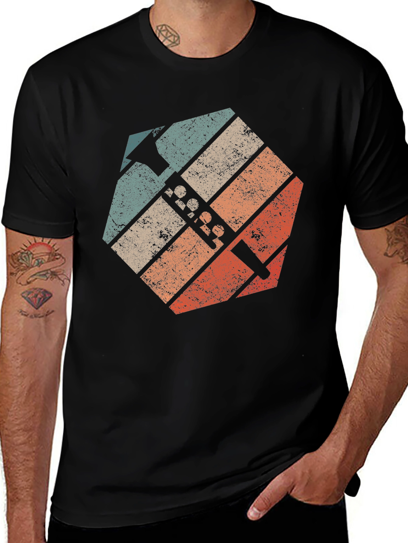 Variant 27 of Retro Carpenter T-Shirt - Vintage Woodworker Tee