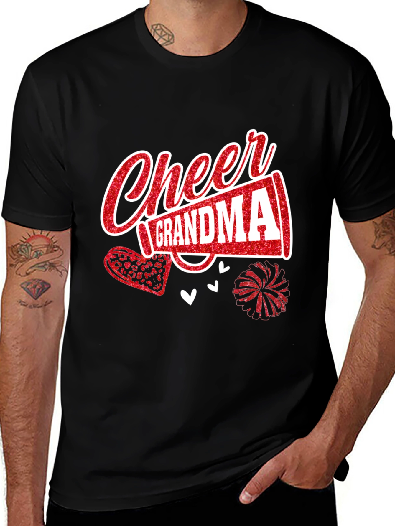 Variant 23 of Cheer Grandma Graphic T-Shirt