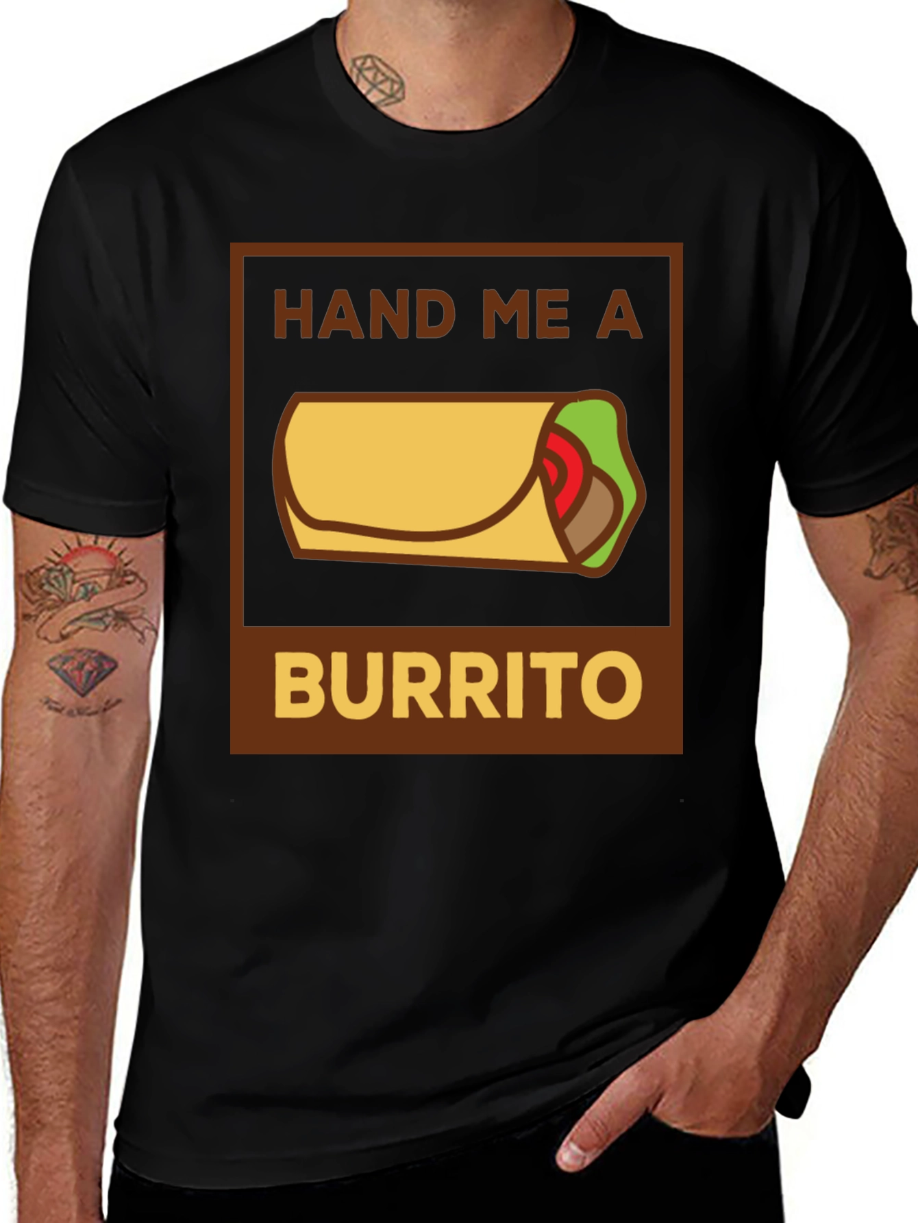 Variant 16 of Hand Me A Burrito Graphic Tee