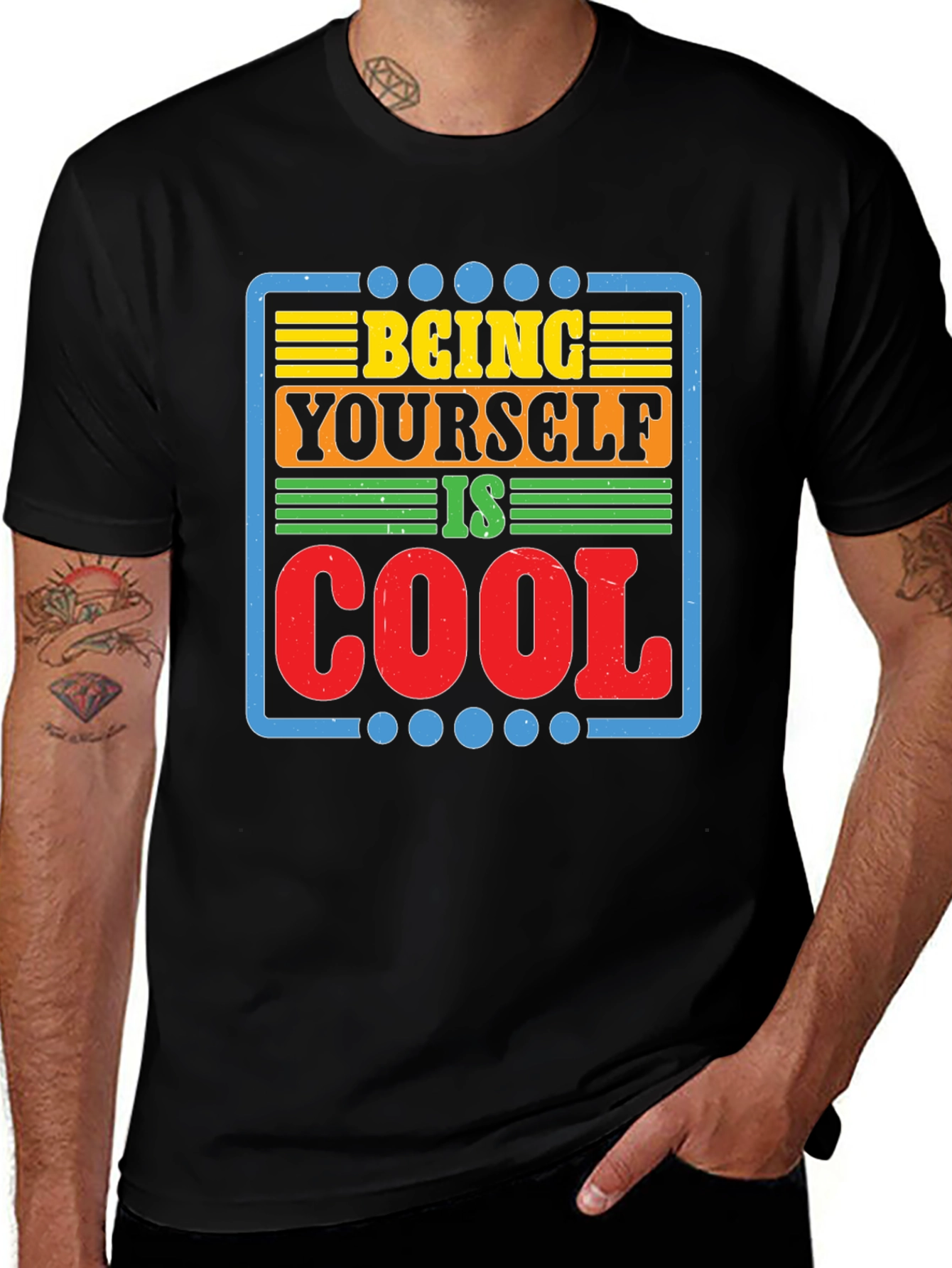 Variant 6 of Being Yourself Is Cool Graphic T-Shirt