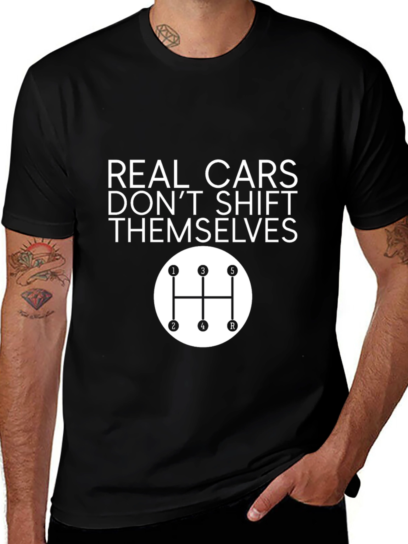 Real Cars Don't Shift Themselves T-Shirt