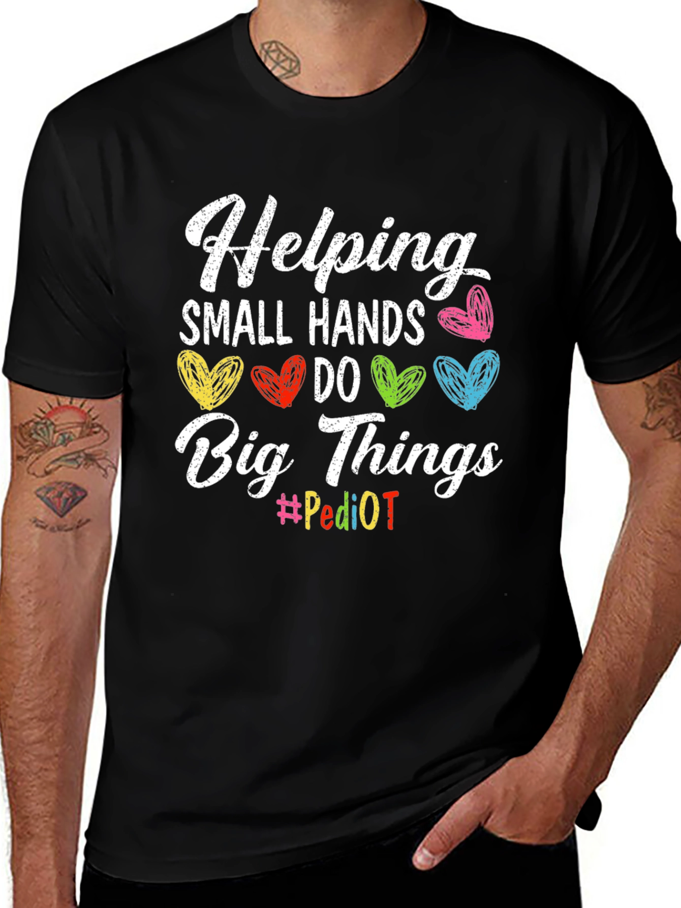 Variant 27 of Helping Small Hands Do Big Things T-Shirt