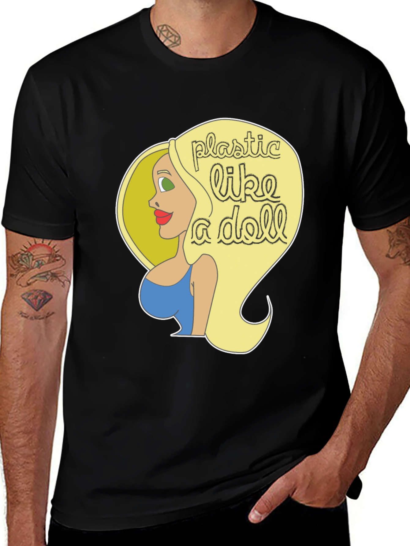 Variant 17 of Plastic Doll Tee - Stylish Graphic T-Shirt