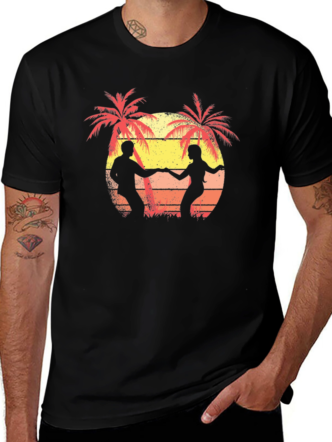 Retro Sunset Dance T-Shirt