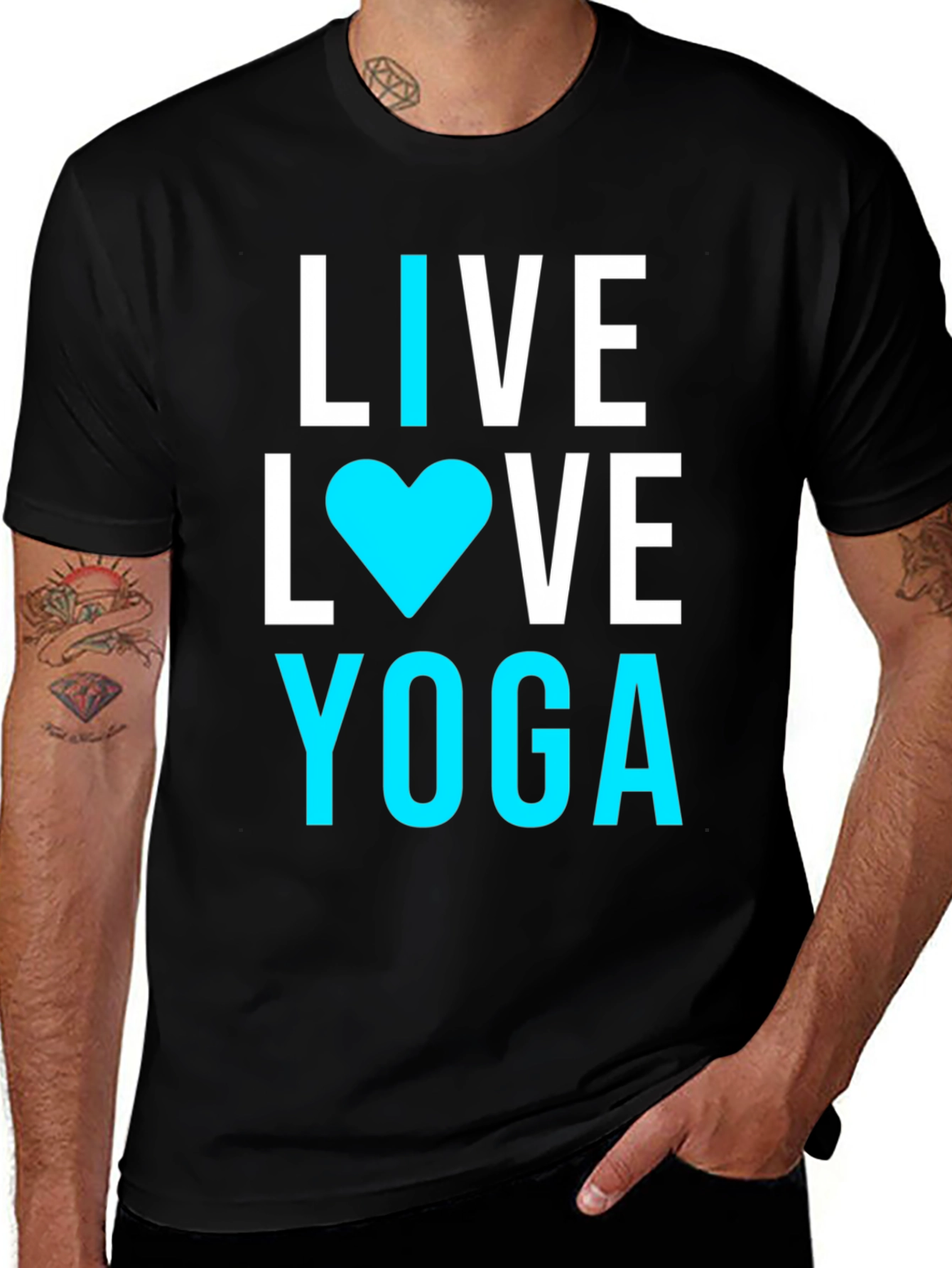 Variant 5 of Live Love Yoga Graphic Tee