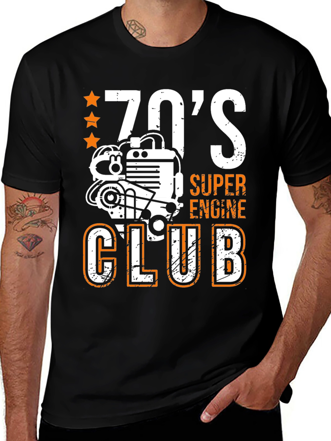 70's Super Engine Club T-Shirt