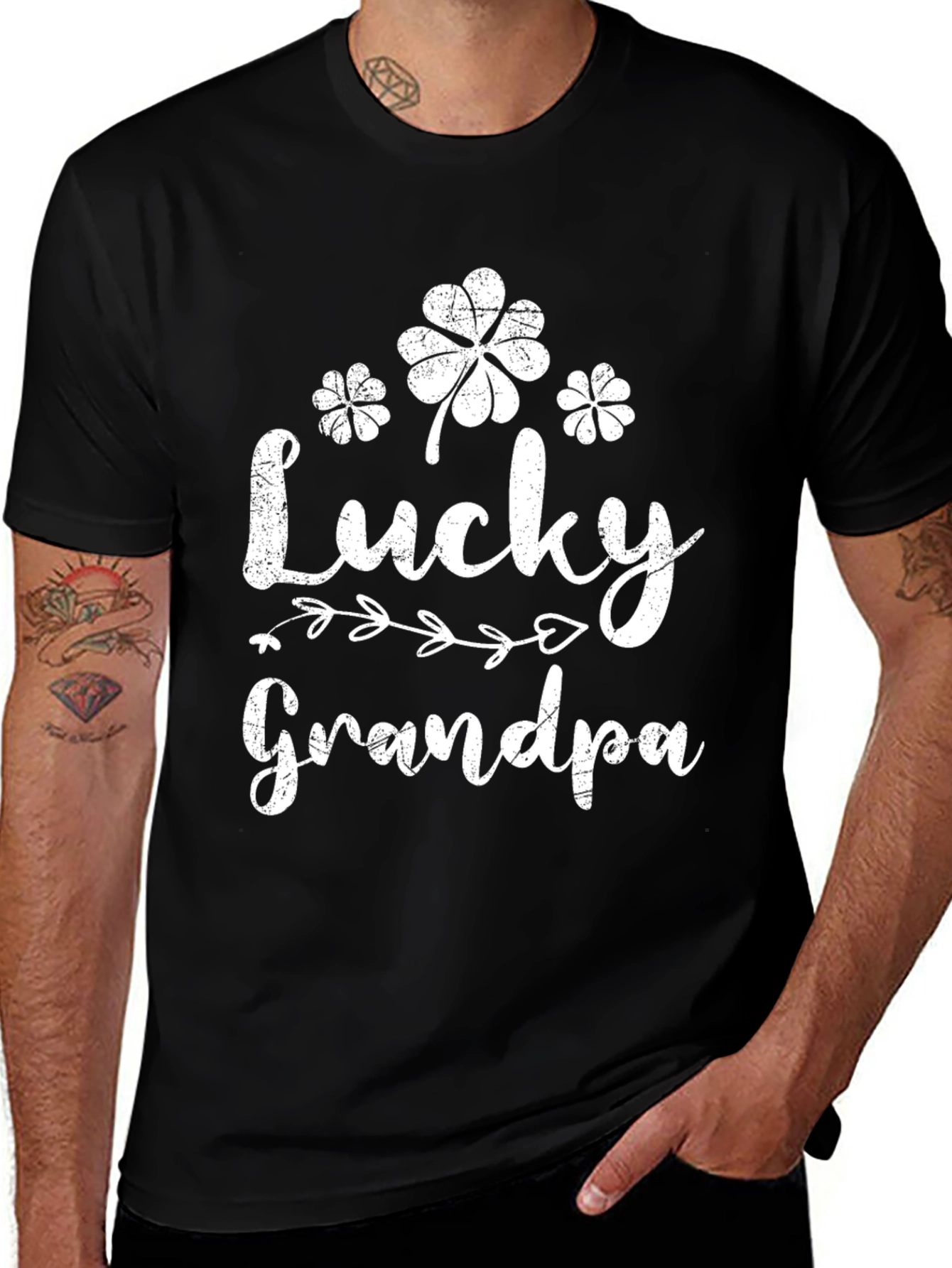 Variant 17 of Lucky Grandpa St. Patrick's Day Graphic T-Shirt