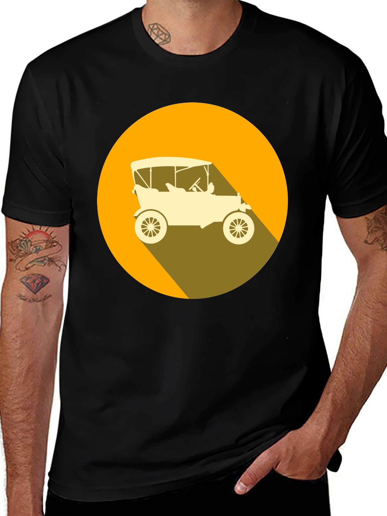 Variant 28 of Vintage Car Graphic Tee