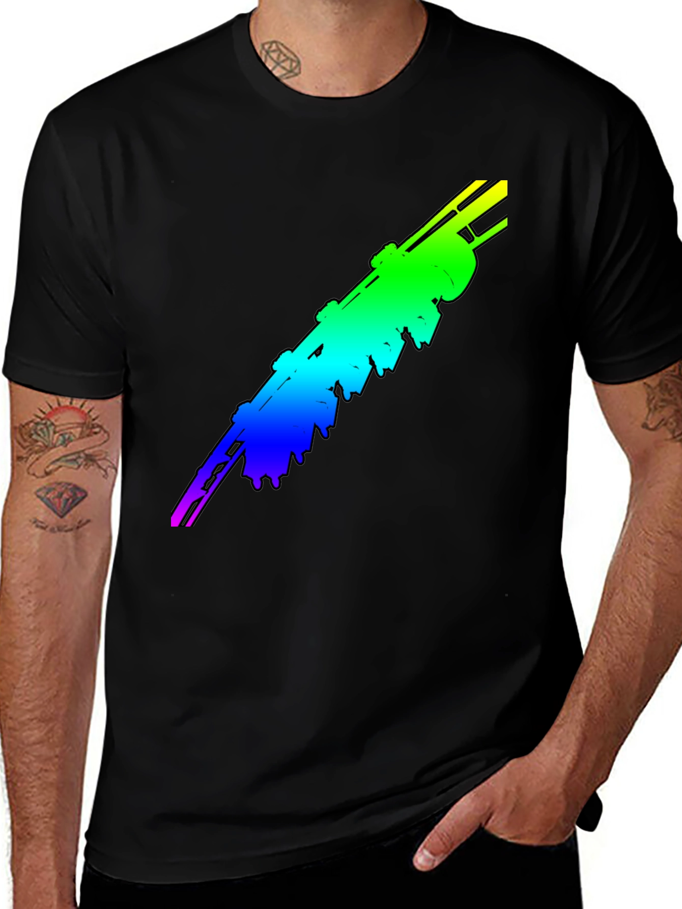 Variant 28 of Rainbow Rocket T-Shirt