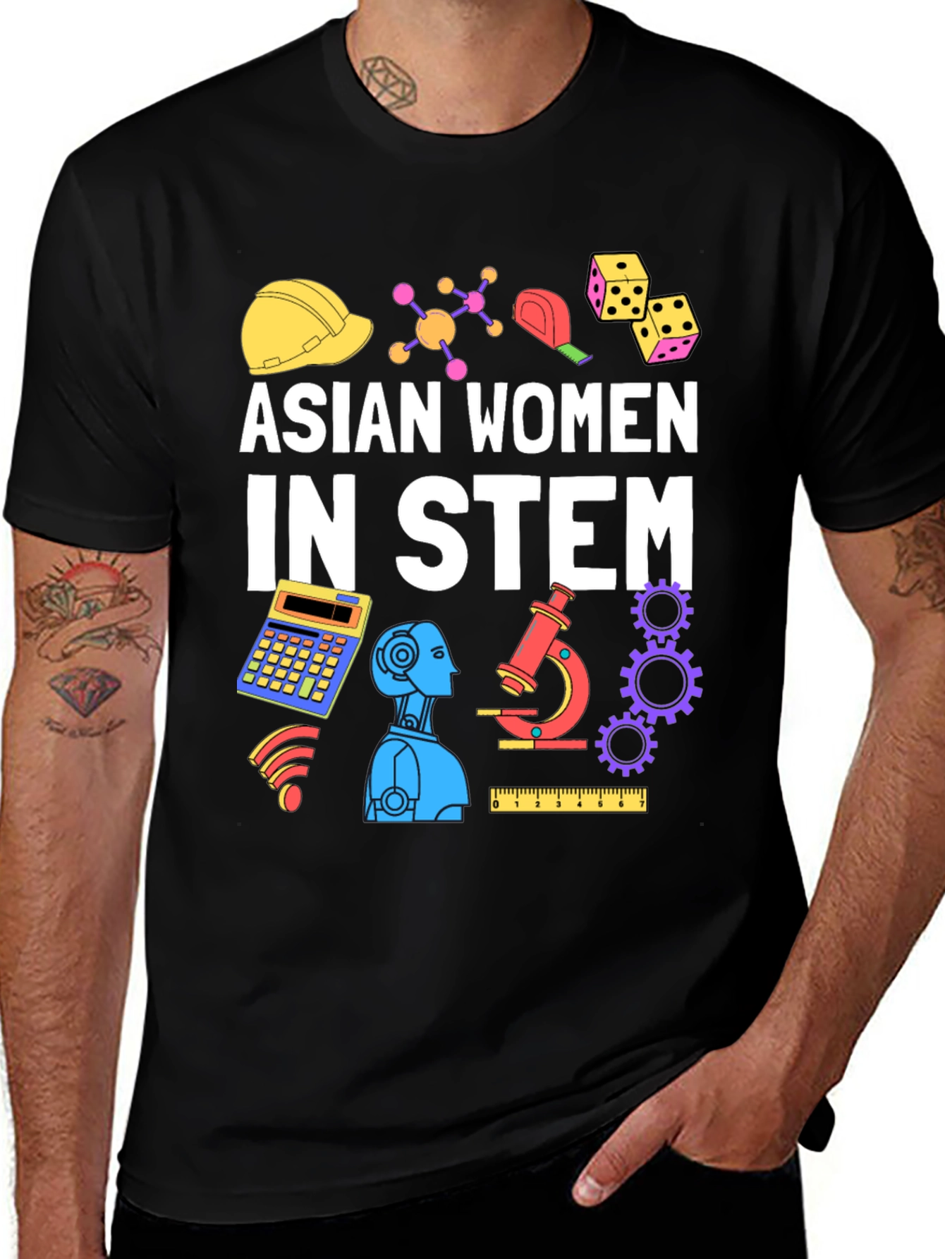 Asian Women in STEM T-Shirt - Science Pride