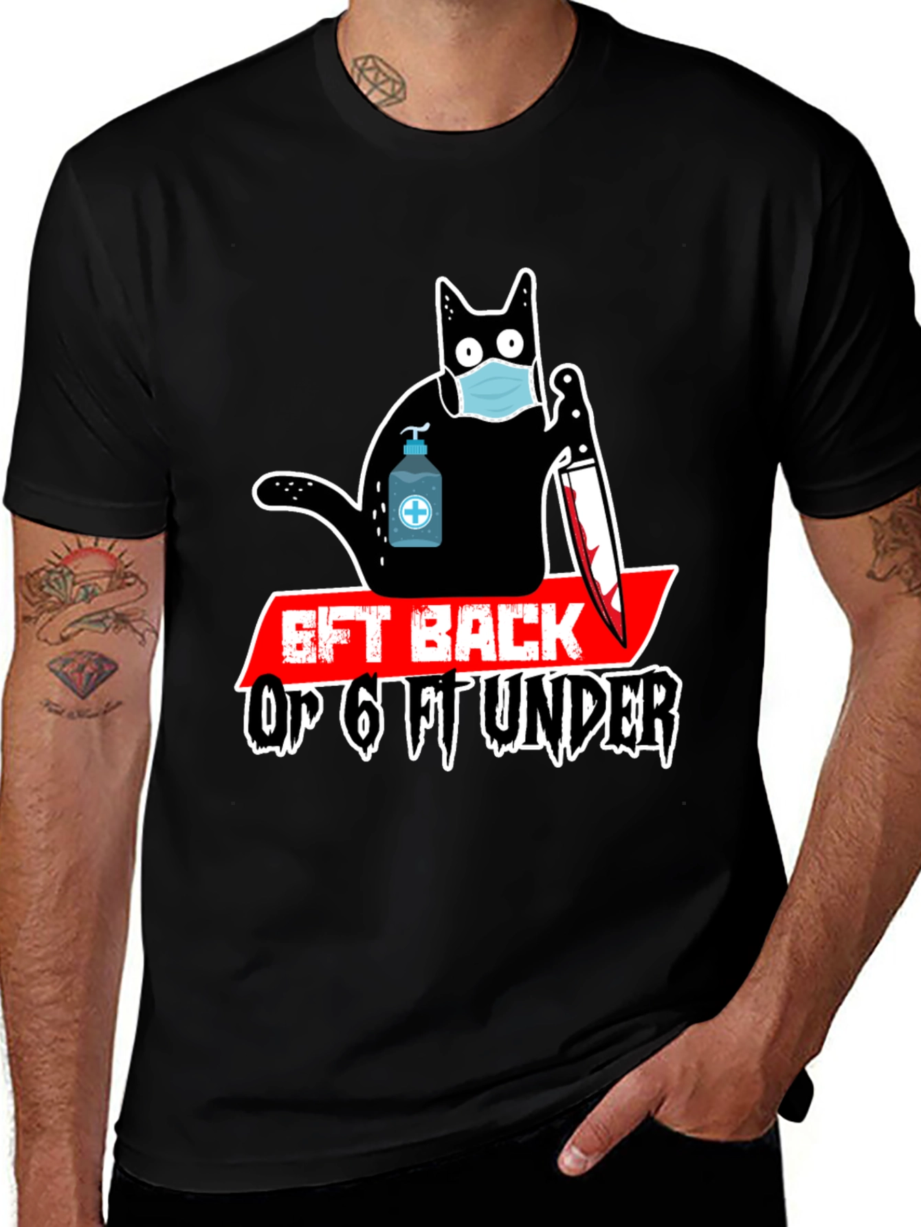 Variant 5 of 6ft Back Or 6ft Under T-Shirt