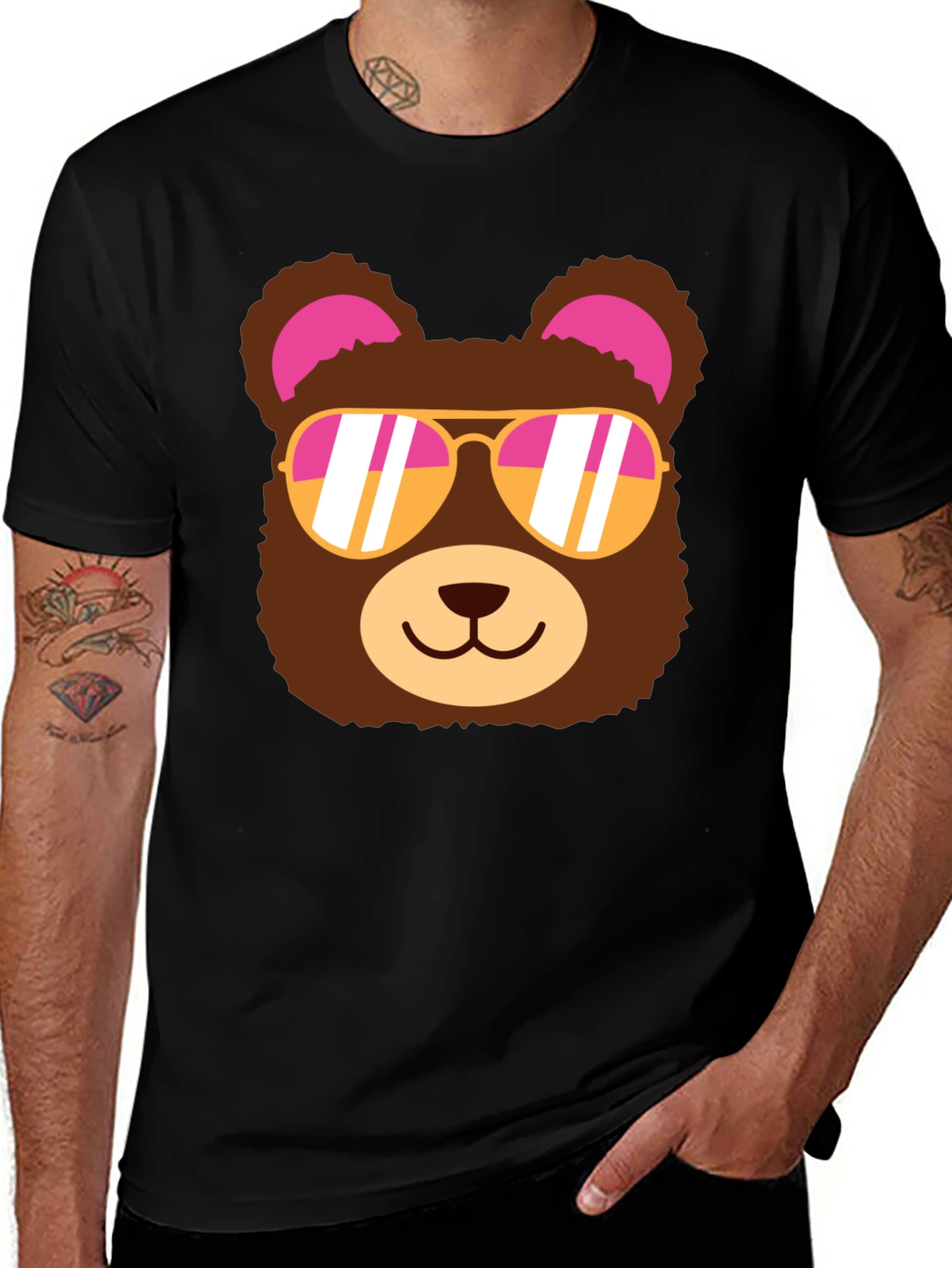 Variant 19 of Cool Bear Graphic Tee - Stylish & Fun!