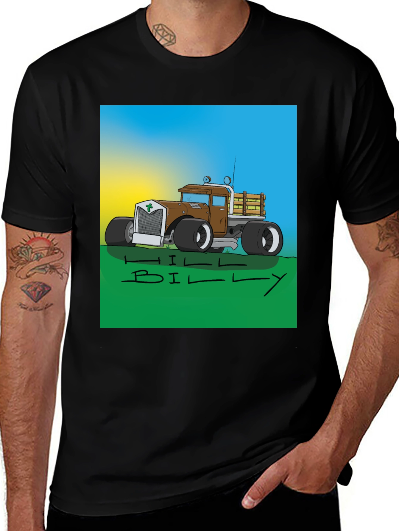 Variant 14 of Retro Cartoon Truck Graphic T-Shirt
