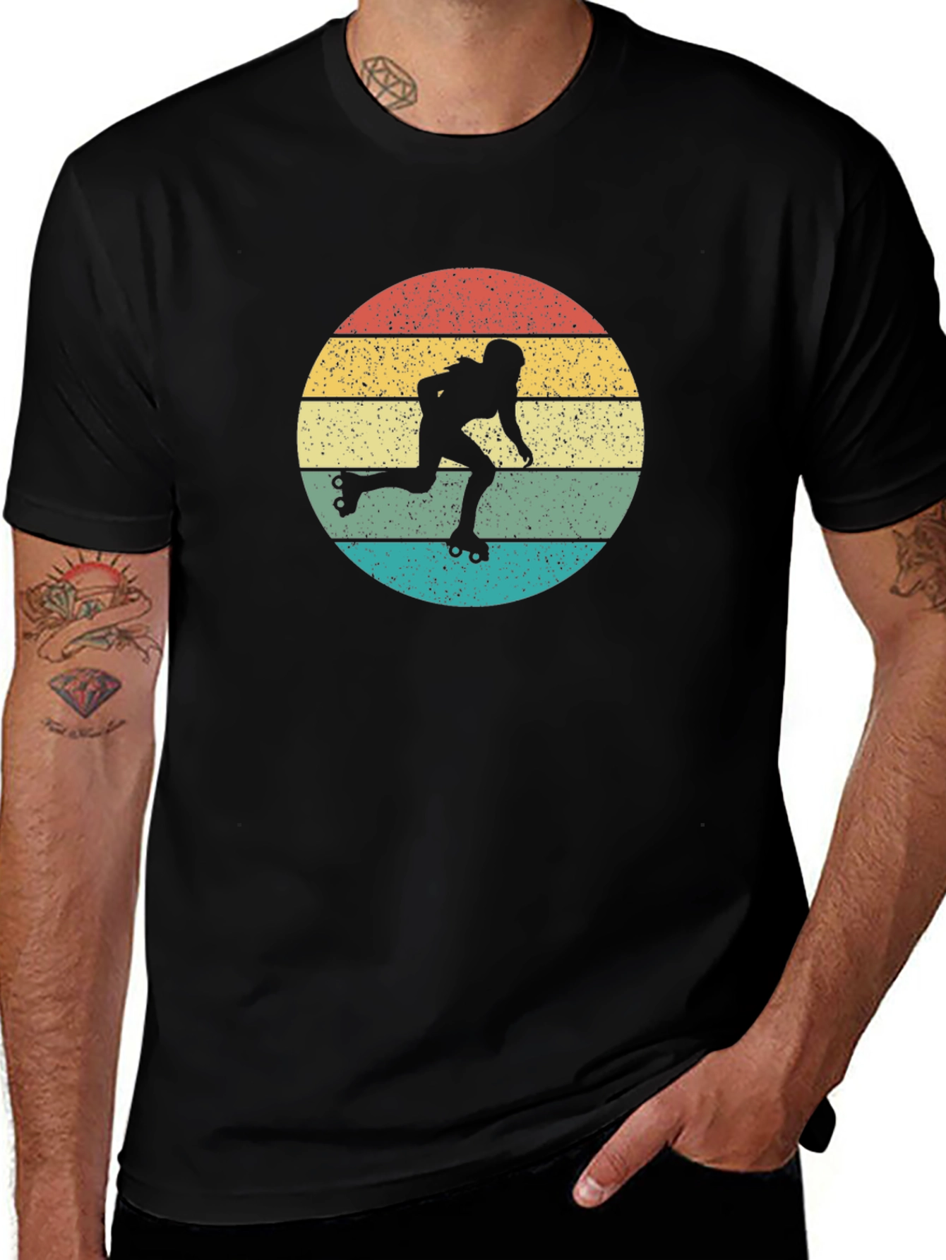Variant 22 of Retro Roller Skate T-Shirt