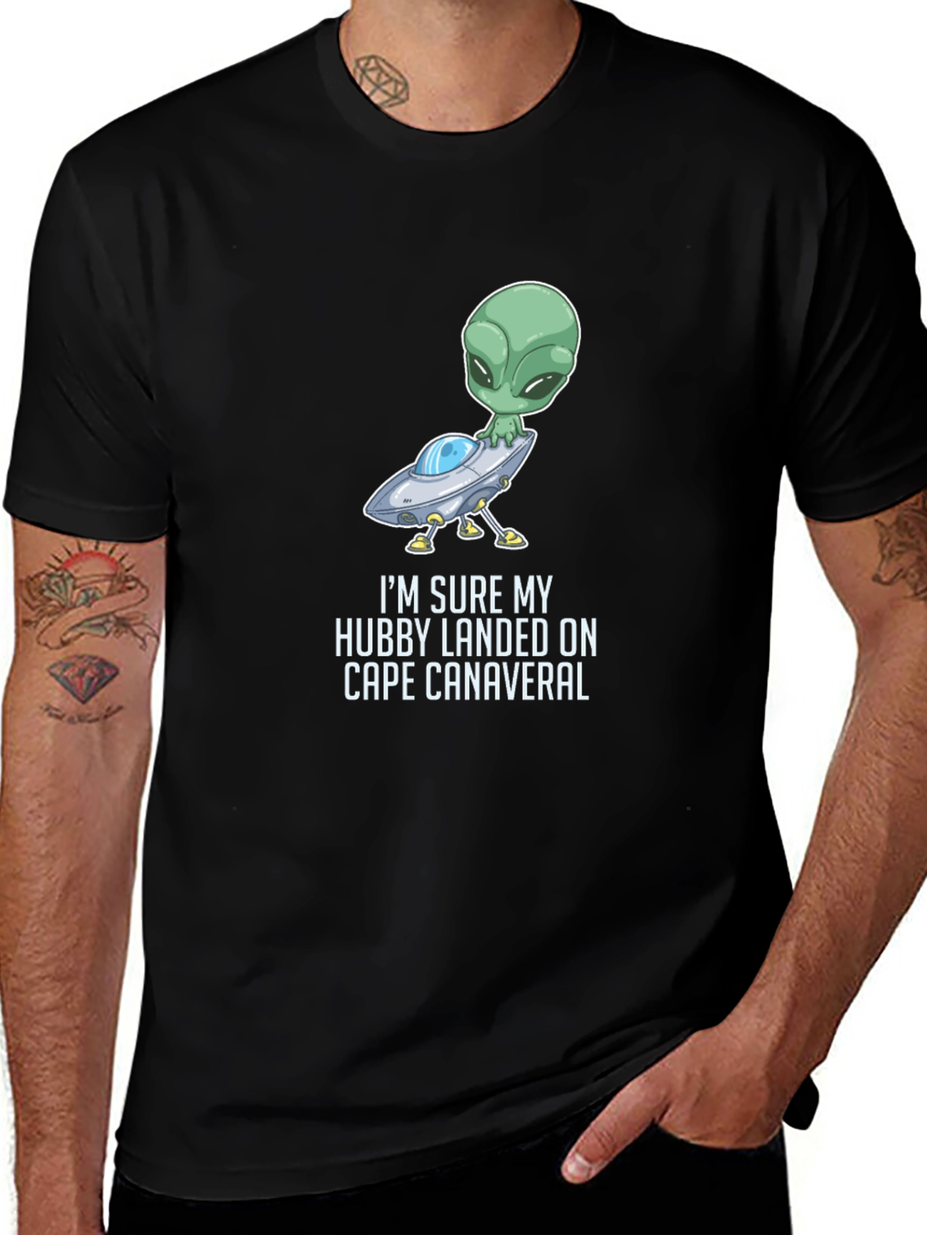 Variant 6 of Funny Alien T-Shirt - Cape Canaveral Humor