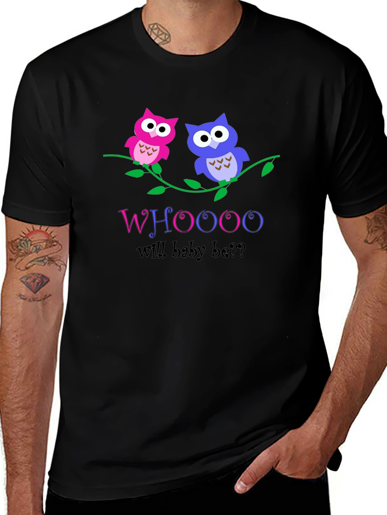 Variant 30 of Gender Reveal Owl T-Shirt