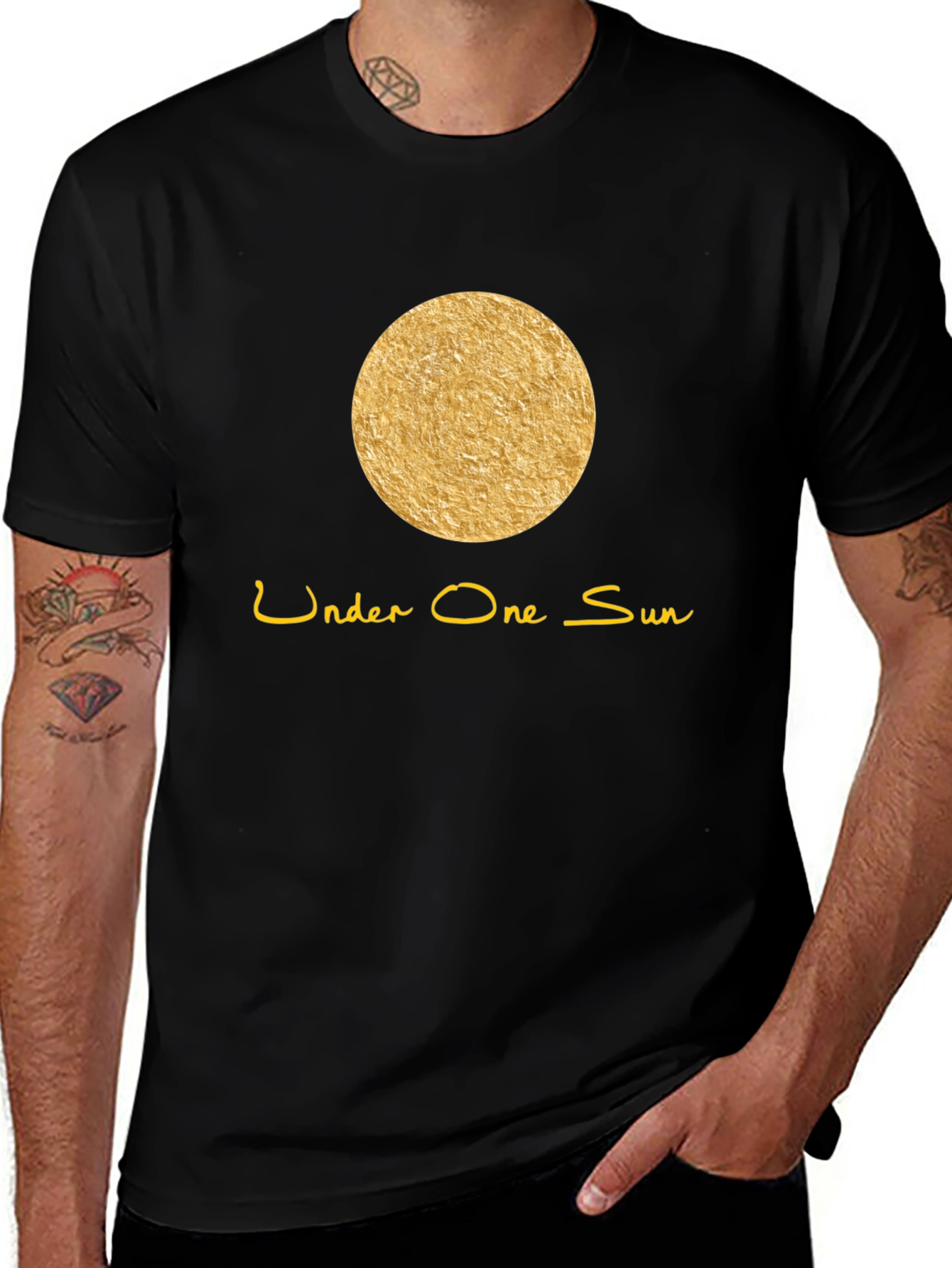 Variant 27 of Under One Sun Graphic T-Shirt - Black